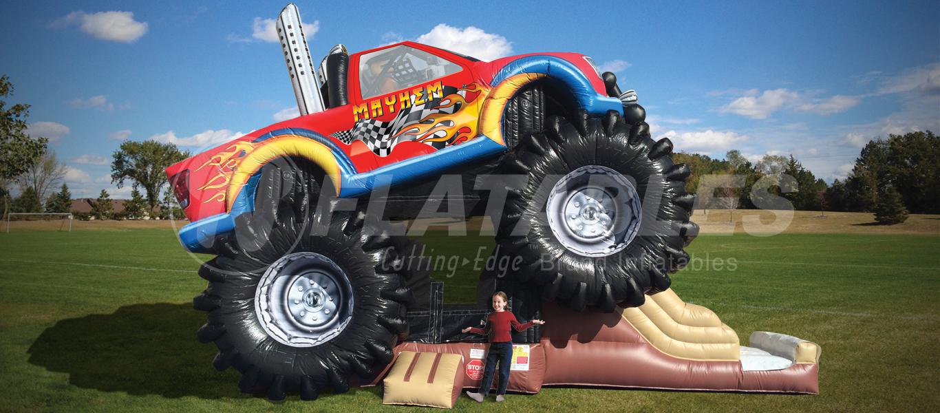 blow up monster truck