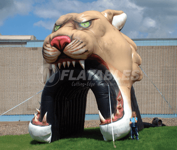 Inflatable Cougar Sports Tunnel