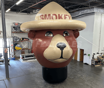 Inflatable Smokey Bear Mascot