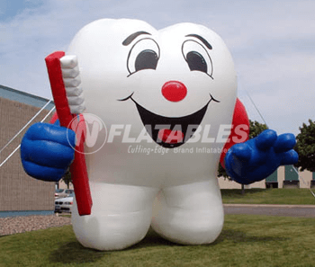 Inflatable Tooth Mascot