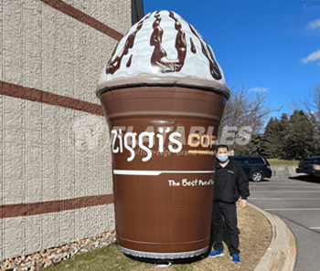 Inflatable Blended Mocha Replica